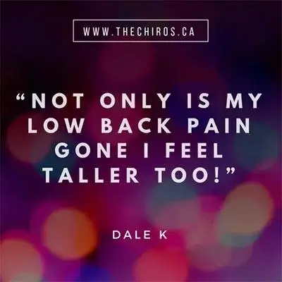 Chiropractic Cochrane AB Testimonial Dale K