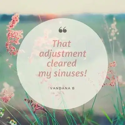 Chiropractic Cochrane AB Testimonial Vandana B